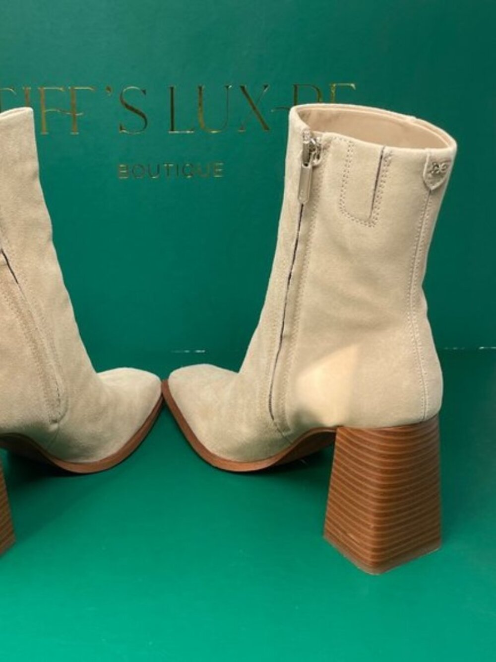 Sam Edelman | Ivette Bootie in Sesame Seed - Picture 3 of 9